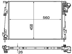 MAHLE ORIGINAL CR 1237 000S