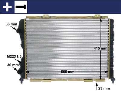 MAHLE ORIGINAL CR 1408 000S Číslo výrobce: 376766001. EAN: 4057635096331.