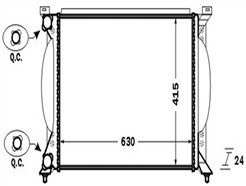 MAHLE ORIGINAL CR 1417 000S