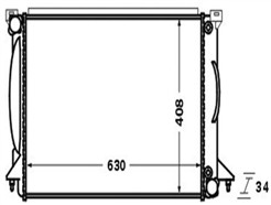 MAHLE ORIGINAL CR 1422 000S