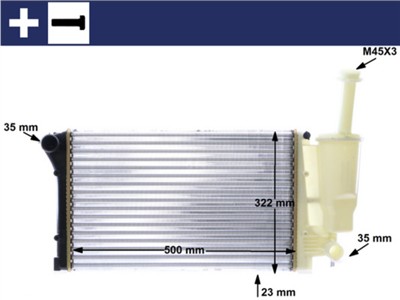 MAHLE ORIGINAL CR 1451 000S Číslo výrobce: 376767741. EAN: 4057635096805.