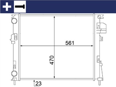MAHLE ORIGINAL CR 1504 000S Číslo výrobce: 376771761. EAN: 4057635097307.