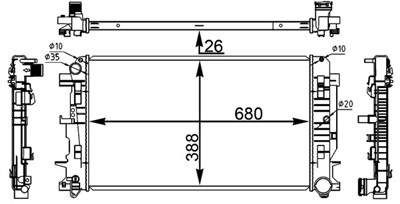 MAHLE ORIGINAL CR 1710 000S Číslo výrobce: 376782054. EAN: 4057635099158.