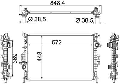 MAHLE ORIGINAL CR 1748 000S Číslo výrobce: 376787121. EAN: 4057635099523.