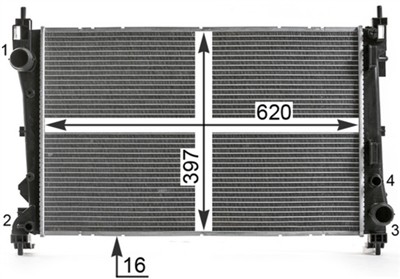 MAHLE ORIGINAL CR 2003 000P Číslo výrobce: 8MK 376 900-201. EAN: 4057635102377.