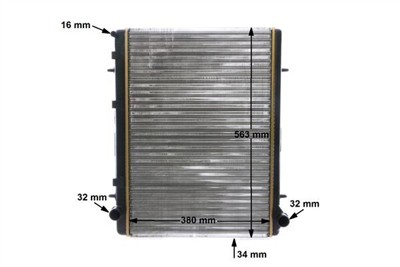 MAHLE ORIGINAL CR 2033 000S Číslo výrobce: 376901031. EAN: 4057635102773.