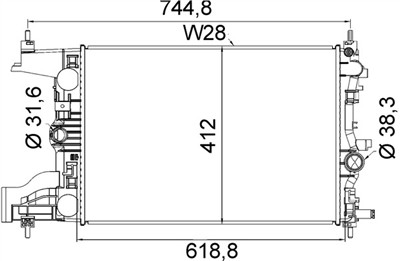 MAHLE ORIGINAL CR 2116 000S Číslo výrobce: 376910241. EAN: 4057635103596.