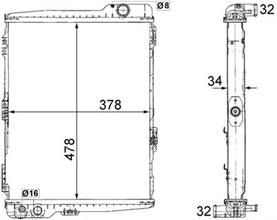 MAHLE ORIGINAL CR 253 000S Číslo výrobce: 376711274. EAN: 4057635082518.