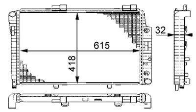 MAHLE ORIGINAL CR 270 000S Číslo výrobce: 376712024. EAN: 4057635082693.