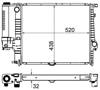 MAHLE ORIGINAL CR 280 000S Číslo výrobce: 376735351. EAN: 4057635082846.