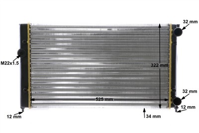 MAHLE ORIGINAL CR 366 000S Číslo výrobce: 376713764. EAN: 4057635084208.