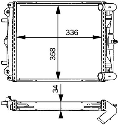 MAHLE ORIGINAL CR 370 000P Číslo výrobce: 376713791. EAN: 4057635084260.