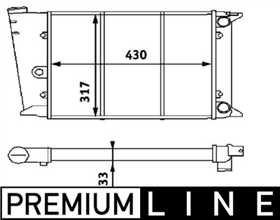 MAHLE ORIGINAL CR 420 000P Číslo výrobce: 8MK 376 715-291. EAN: 4057635084987.