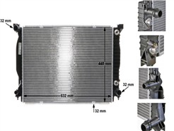 MAHLE ORIGINAL CR 424 000S