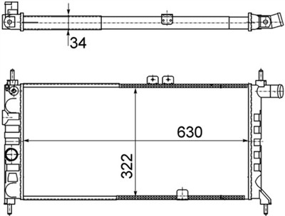 MAHLE ORIGINAL CR 441 000S Číslo výrobce: 8MK 376 715-751. EAN: 4057635085243.