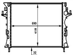 MAHLE ORIGINAL CR 461 000S