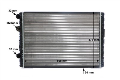 MAHLE ORIGINAL CR 506 000S Číslo výrobce: 376717714. EAN: 4057635086103.
