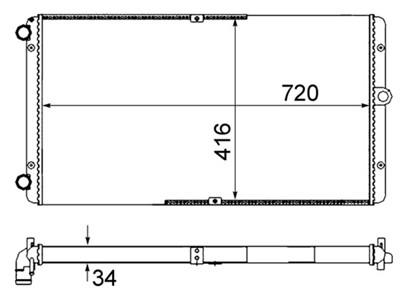 MAHLE ORIGINAL CR 829 000S Číslo výrobce: 376735001. EAN: 4057635090056.