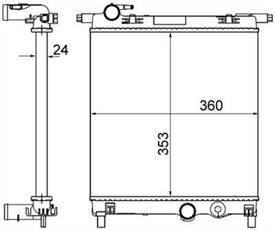 MAHLE ORIGINAL CR 831 001S Číslo výrobce: 376735025. EAN: 4057635090087.