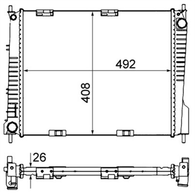 MAHLE ORIGINAL CR 841 000S Číslo výrobce: 8MK 376 735-141. EAN: 4057635090216.
