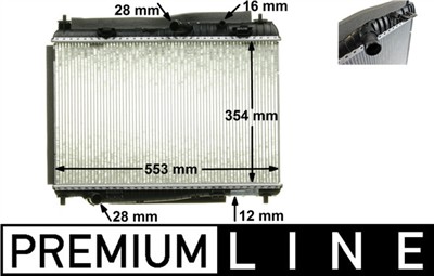 MAHLE ORIGINAL CR 87 000P Číslo výrobce: 8MK 376 701-641. EAN: 4057635080514.
