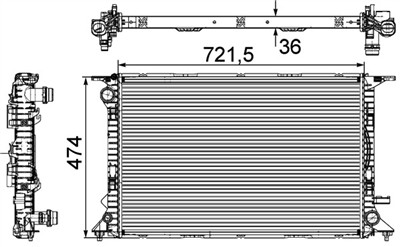 MAHLE ORIGINAL CR 911 000P Číslo výrobce: 376745641. EAN: 4057635090988.
