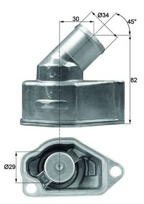 MAHLE ORIGINAL TI 9 87 Číslo výrobce: 1.407.87. EAN: 4250192928941.