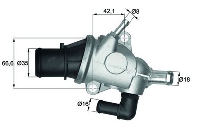 MAHLE ORIGINAL TI 125 88 Číslo výrobce: 70808581. EAN: 4250192900121.