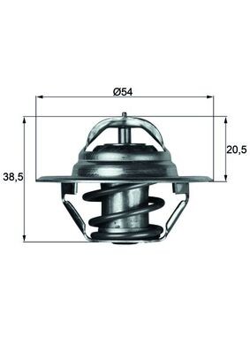 MAHLE ORIGINAL TX 3 87D Číslo výrobce: 1.070.87. EAN: 4250192925452.