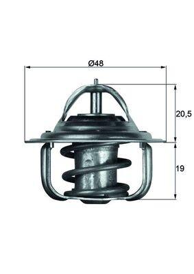 MAHLE ORIGINAL TX 5 88D Číslo výrobce: 1.087.88. EAN: 4250192909094.