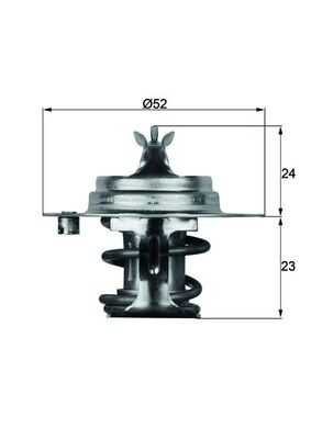 MAHLE ORIGINAL TX 7 88D S Číslo výrobce: 72525269. EAN: 4057635190855.