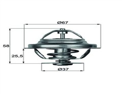 MAHLE ORIGINAL TX 20 80D