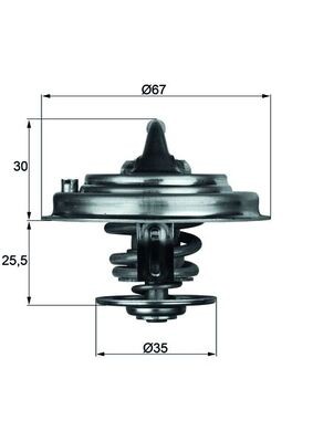 MAHLE ORIGINAL TX 34 87D Číslo výrobce: 2.161.87. EAN: 4250192936823.