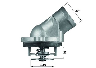 MAHLE ORIGINAL TI 45 87D Číslo výrobce: 6.617.87. EAN: 4250192945849.
