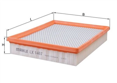 MAHLE ORIGINAL LX 1467 Číslo výrobce: 76632061. EAN: 4009026406458.