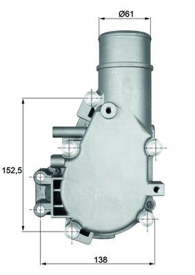 MAHLE ORIGINAL TI 136 84 Číslo výrobce: 70808593. EAN: 4250192995073.
