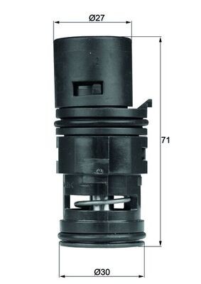 MAHLE ORIGINAL TO 7 80 Číslo výrobce: 1.400.01. EAN: 4250192903603.