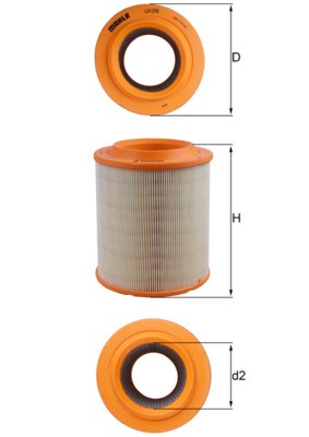 MAHLE ORIGINAL LX 1275 Číslo výrobce: 70560201. EAN: 4009026882658.