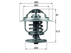 MAHLE ORIGINAL TX 109 87D