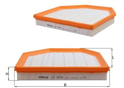 MAHLE ORIGINAL LX 2074 Číslo výrobce: 70576525. EAN: 4009026886250.