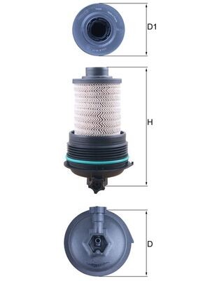 MAHLE ORIGINAL KX 532 Číslo výrobce: 72487681. EAN: 4057635012485.