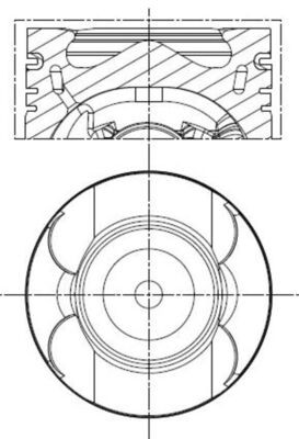 MAHLE ORIGINAL 001 PI 00133 000 Číslo výrobce: 83 L 178. EAN: 4057635173438.
