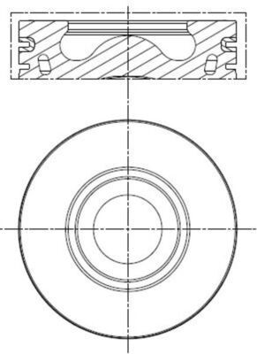 MAHLE ORIGINAL 013 PI 00136 002 Číslo výrobce: 86 L 171. EAN: 4057635171731.