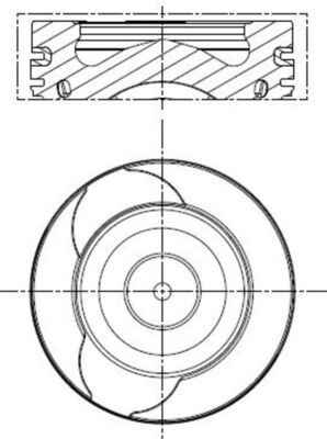 MAHLE ORIGINAL 021 PI 00128 000 Číslo výrobce: 76 L 157. EAN: 4057635171915.