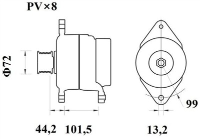MAHLE ORIGINAL MG 1019 Číslo výrobce: 11209653. EAN: 3838922813333.