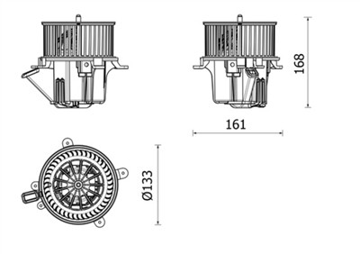 MAHLE ORIGINAL AB 282 000P Číslo výrobce: 351151141. EAN: 4057635131896.