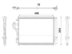 MAHLE ORIGINAL AC 43 000P