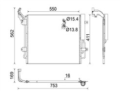 MAHLE ORIGINAL AC 849 000S