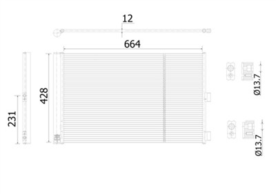 MAHLE ORIGINAL AC 911 000S Číslo výrobce: 351010364. EAN: 4057635127462.