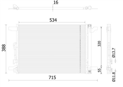 MAHLE ORIGINAL AC 915 000S Číslo výrobce: 351010414. EAN: 4057635127509.